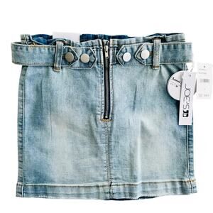 Joe's Jeans Girls' The Phoebe Belted Denim Skirt NEW Size 8 Big Kid